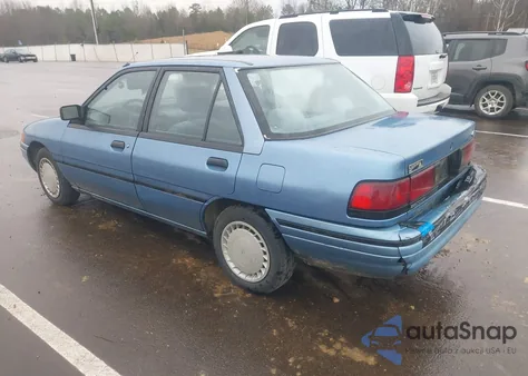 1992 Ford Escort Lx из США, поврежденный, VIN 3FAPP13J6NR129703
